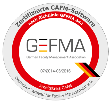 13 GEFMA Kriterien zertifizierte CAFM-Software